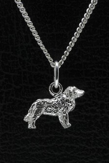 Zilveren Leonberger ketting hanger - klein