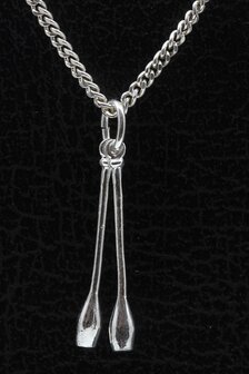 Zilveren Knotsen ketting hanger