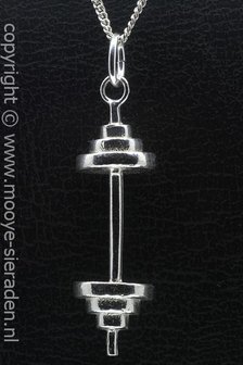 Zilveren Halter XL ketting hanger