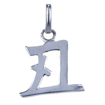 Zilveren Chinese horoscoop Paard - Intu&iuml;tief ketting hanger