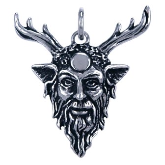 Zilveren Cernunnos ketting hanger