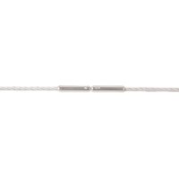 Zilveren ketting Kabel - 2. standaard - dikte 1,2 mm - 42/45 cm 