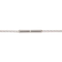 Zilveren ketting Kabel - 4. grof - dikte 1,8 mm - 42/45 cm 