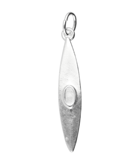 Zilveren Kano ketting hanger