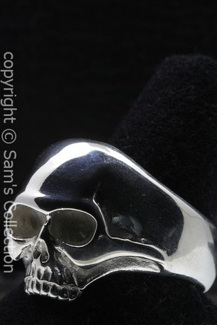 Zilveren Skull ring