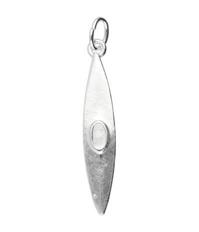 Zilveren Kano ketting hanger