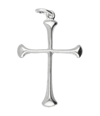 Zilveren Kruis ketting hanger