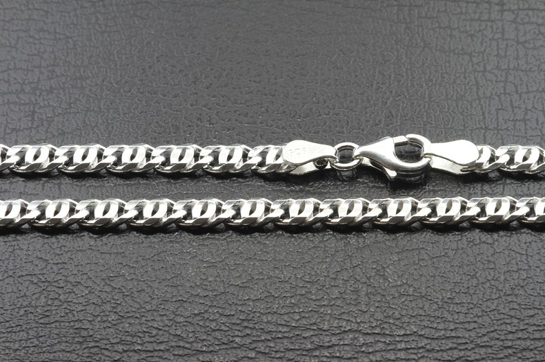 maniac maart Afdaling Zilveren Tijgeroog ketting grof 45/50/60 cm, op voorraad - zilverenhangers