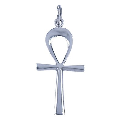 Zilveren Ankh hanger - middel