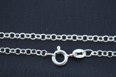 Zilveren Jasseron bedelarmband - 1.fijn - 2,6 mm - 15/19 cm