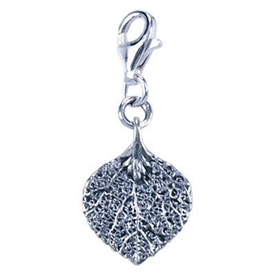 Zilveren Bodhi boom blad bedel