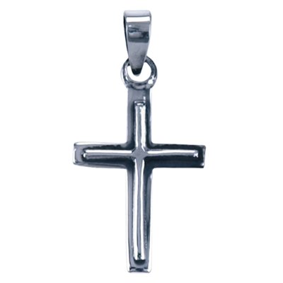 Zilveren Kruis fijn ketting hanger