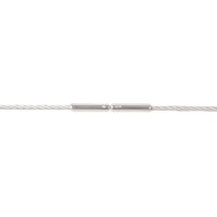 Zilveren ketting Kabel - 2. standaard - dikte 1,2 mm - 42/45 cm