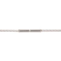 Zilveren ketting Kabel - 4. grof - dikte 1,8 mm - 42/45 cm