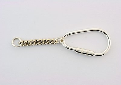 Zilveren Sleutelhanger type 1 met ketting